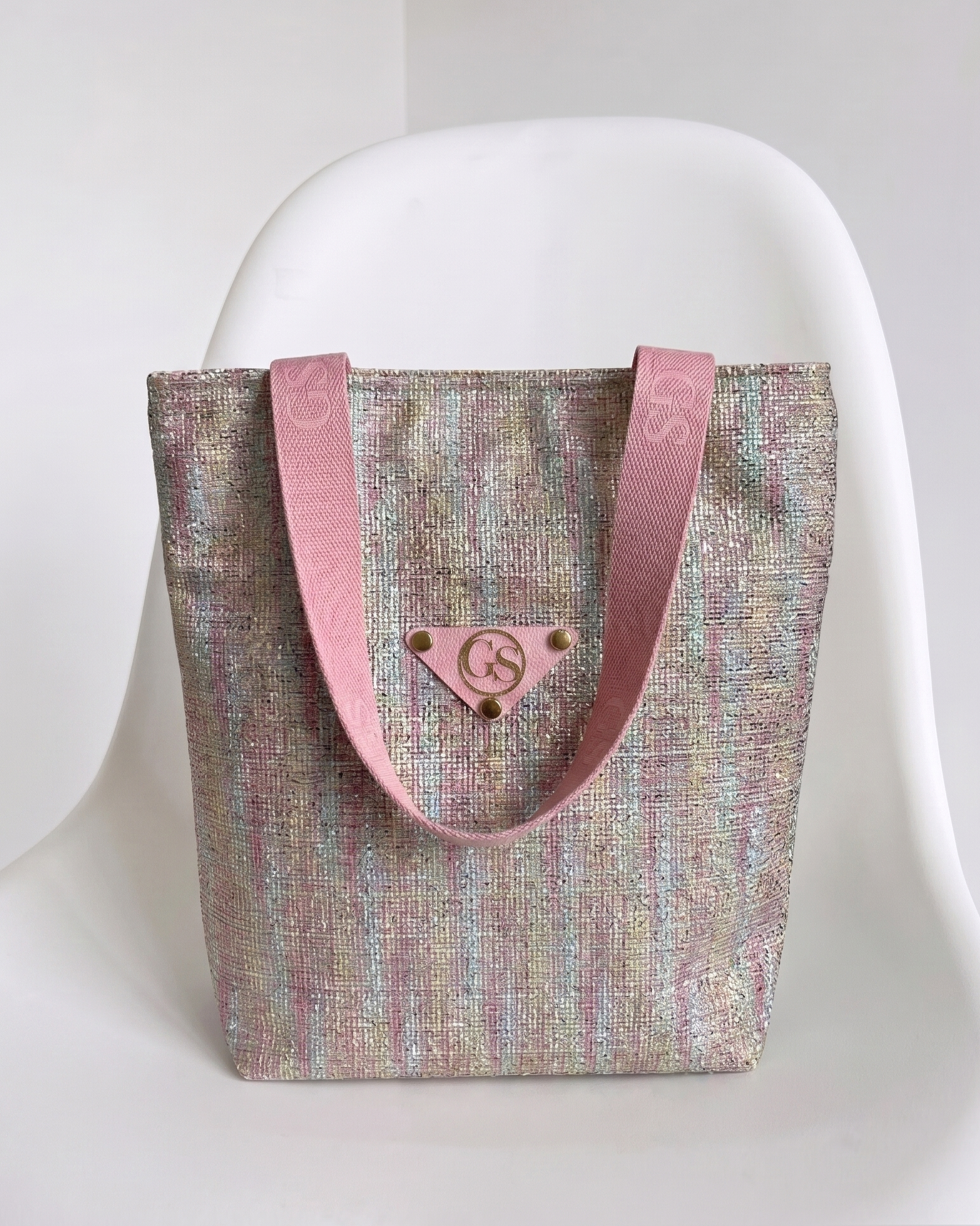 Ružová dámska shopper kabelka Grosso - veľká a praktická